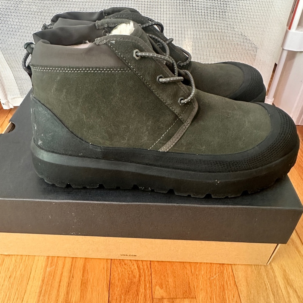 UGG Men's Dark Green Suede Boots